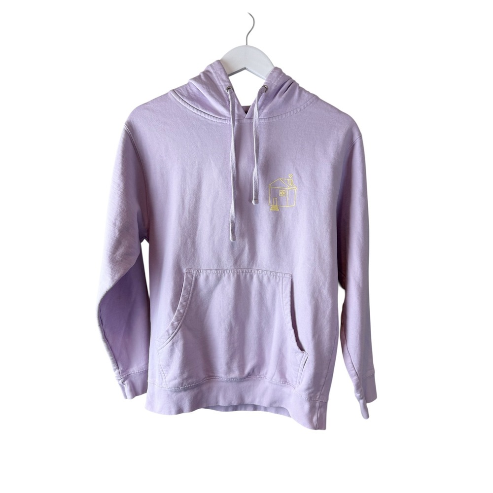 Harry Styles Harrys House‎ Lavender Purple Embroidered Tracklist Hoodie Small